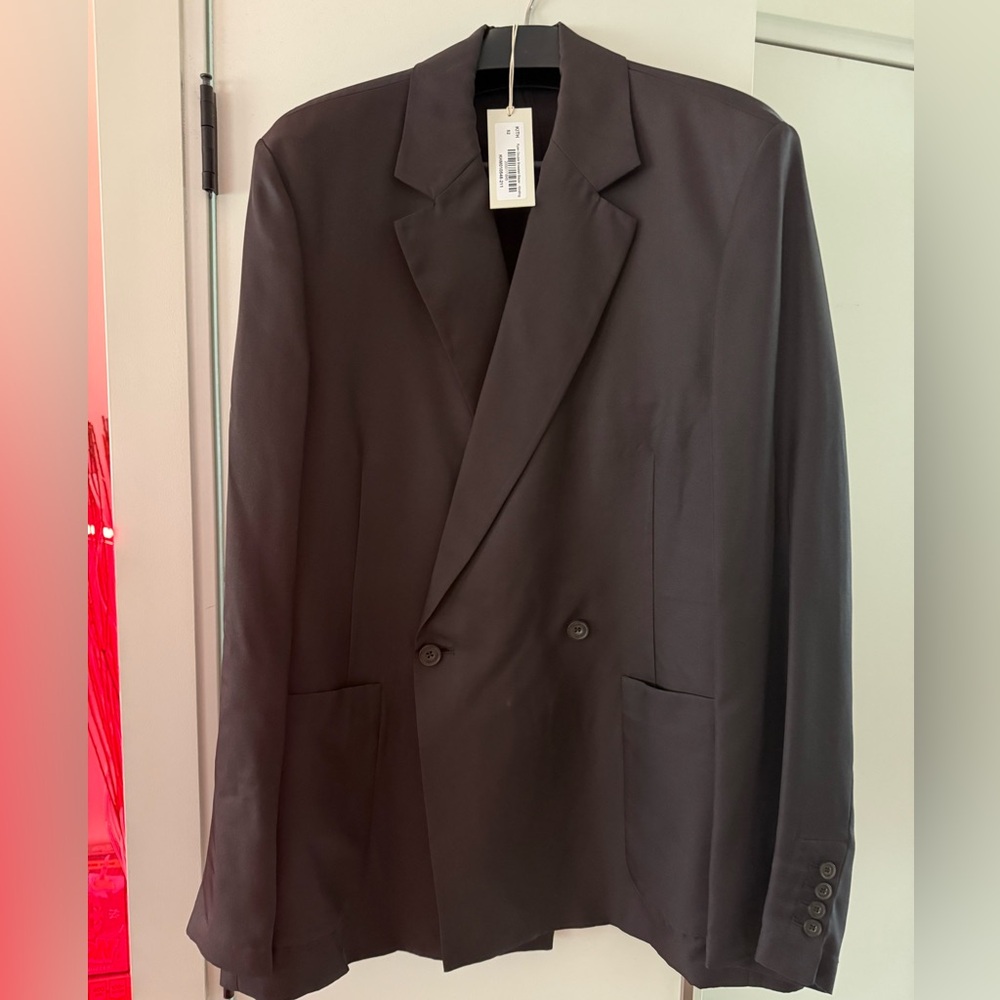 Kith & Kin Raya Double Breasted Blazer in Black - Picture 1 of 4